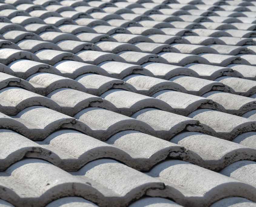 Roof Tiles Background, Concrete